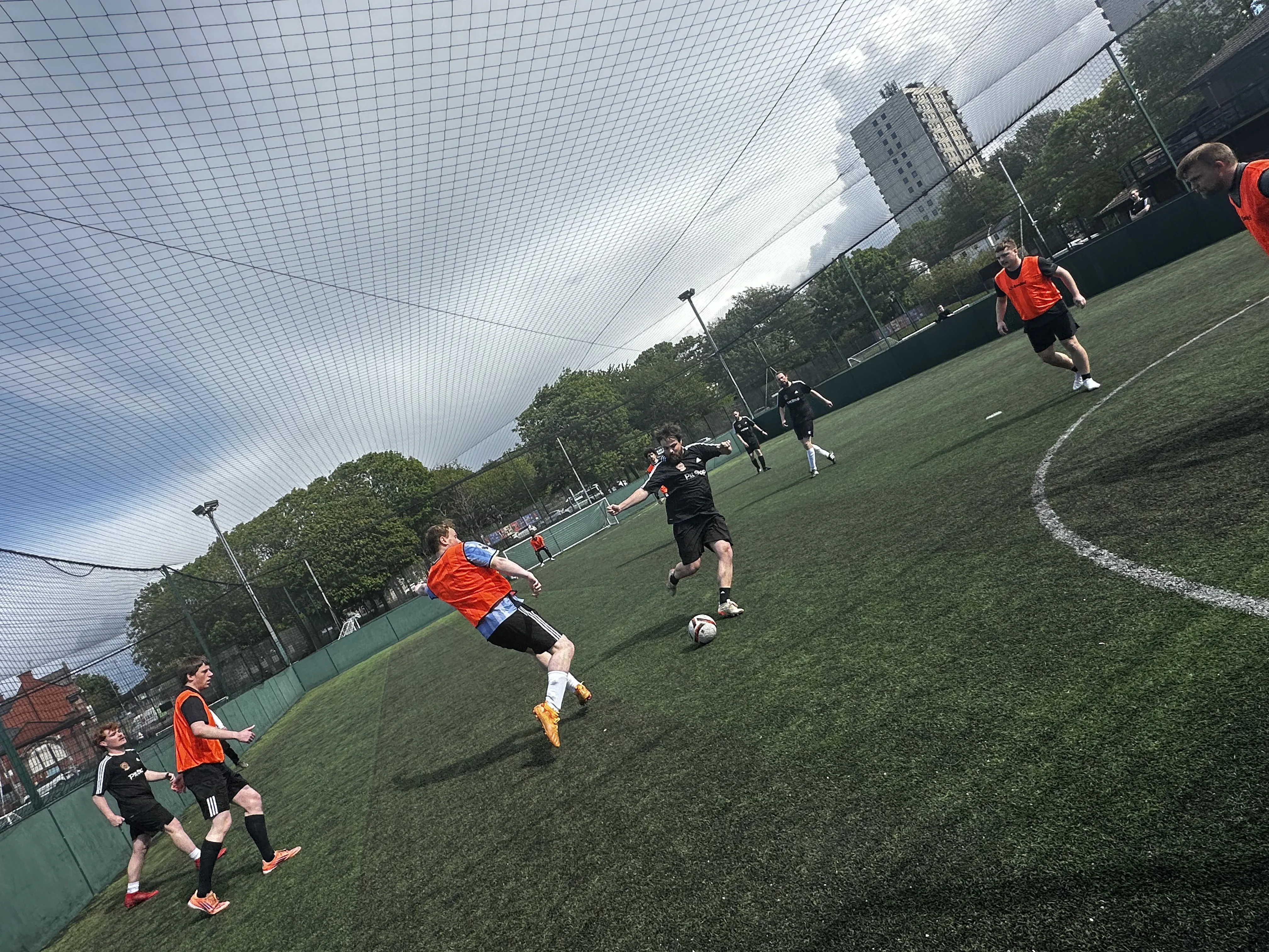 Special Effect Football game shot